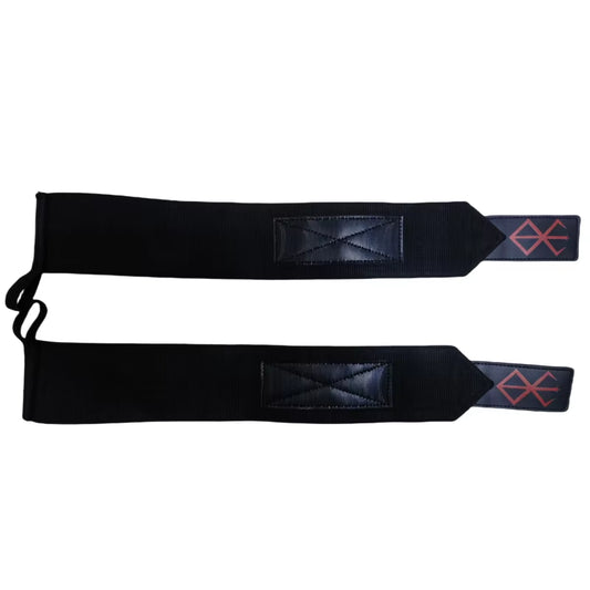 Weightlifting Wrist Straps Professional Grade Gym Elastic Wrist Straps Thicken & Harden Strength Training Wrist Support Brace